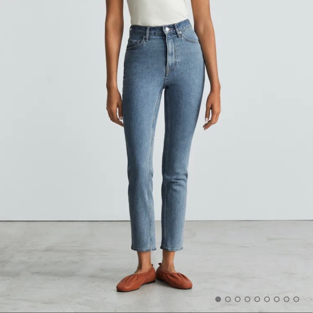 Everlane Original Cheeky Jeans in Sky Blue